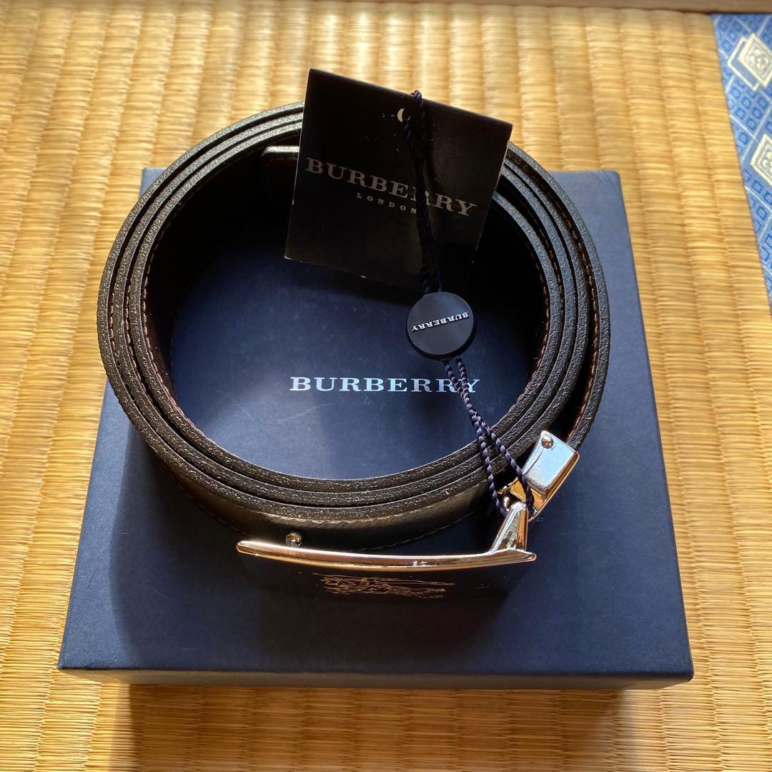 BURBERRY ブラックレザー ベルト BURBERRY BLACK LABEL バーバリーブラックレーベル ベルト レザー