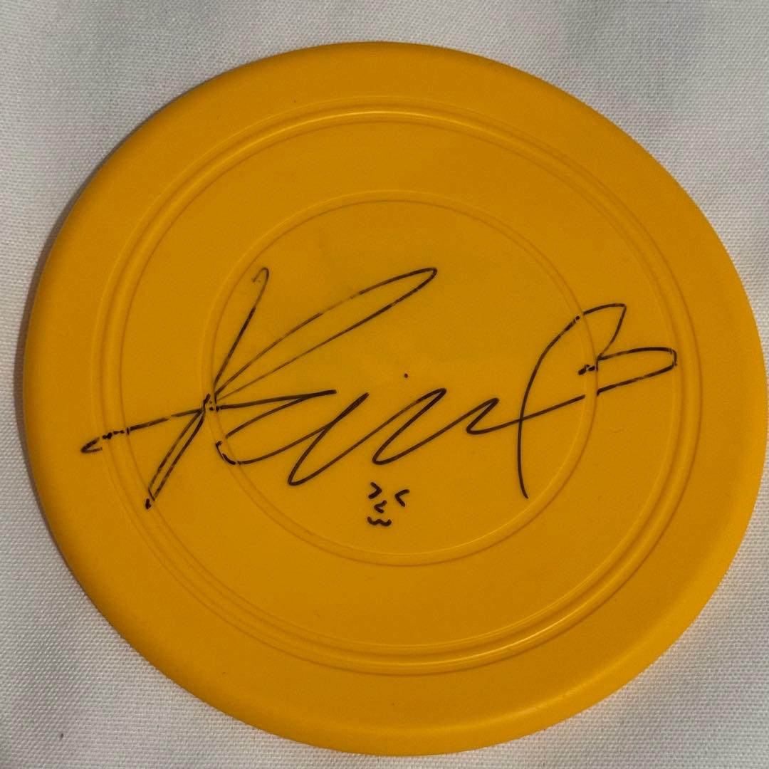 希少 aespa カリナ直筆サイン入りフリスビー