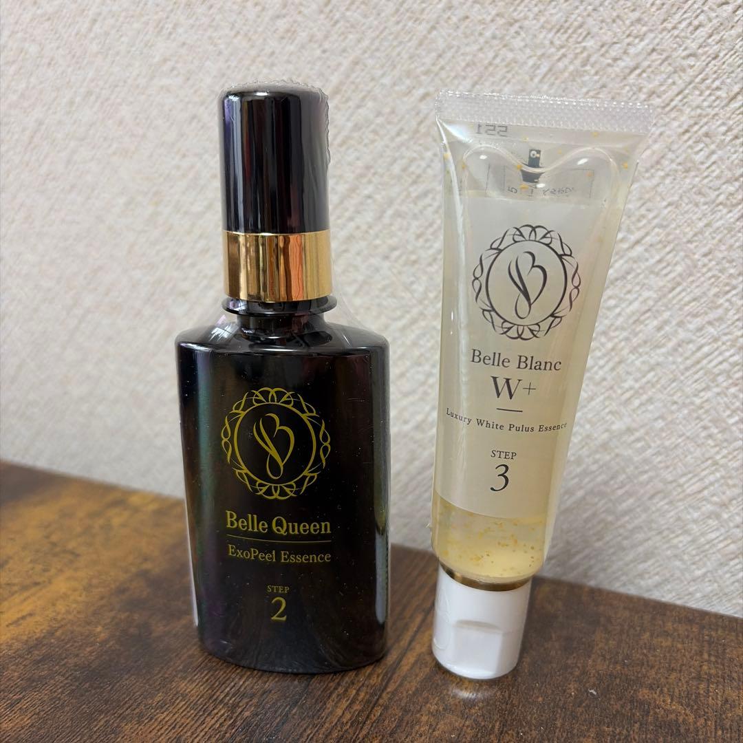 美容液 Belle Queen ExoPeel & Belle Blanc W+