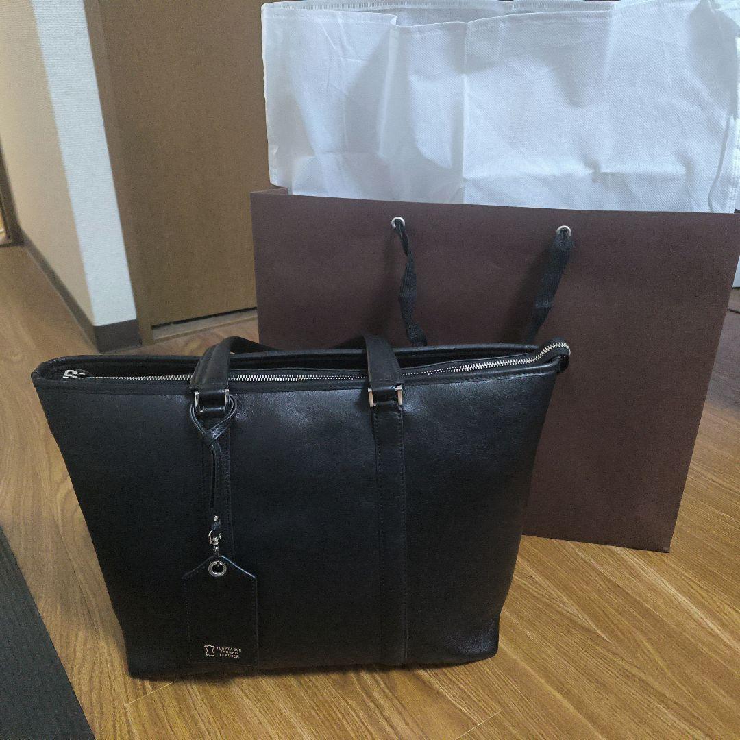 JOYA J4621 本革 トートバッグ メンズ ブラック A4 13インチPC