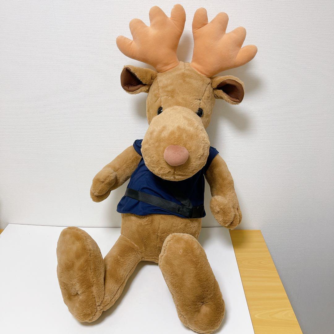 【非売品】VOLVO ボルボビッグエルク 特大ぬいぐるみ　120センチ エルク 非売品】VOLVO ボルボビッグエルク 特大ぬいぐるみ - メルカリ