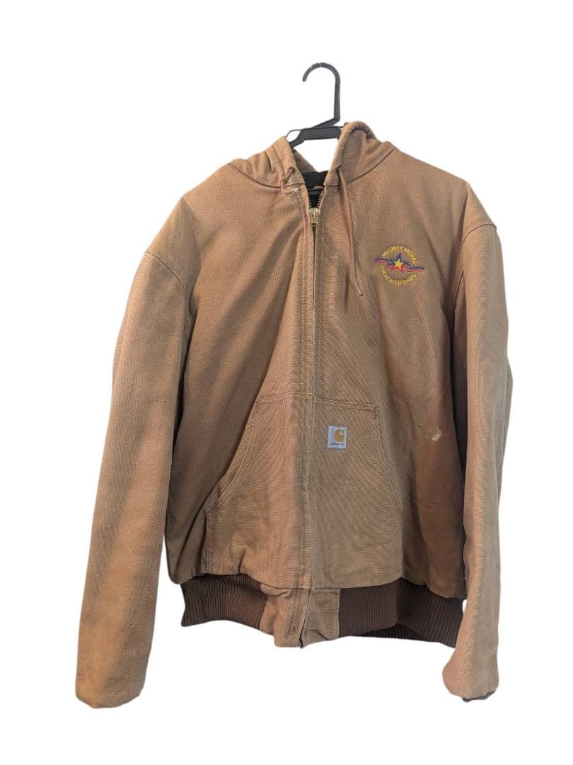 【最終値下げ】【刺繍入り】Carhartt フード付き　アクティブジャケット