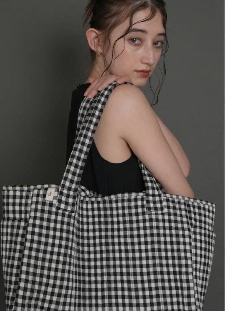 【新品未使用】clastellar ギンガムチェック　ヌビバック