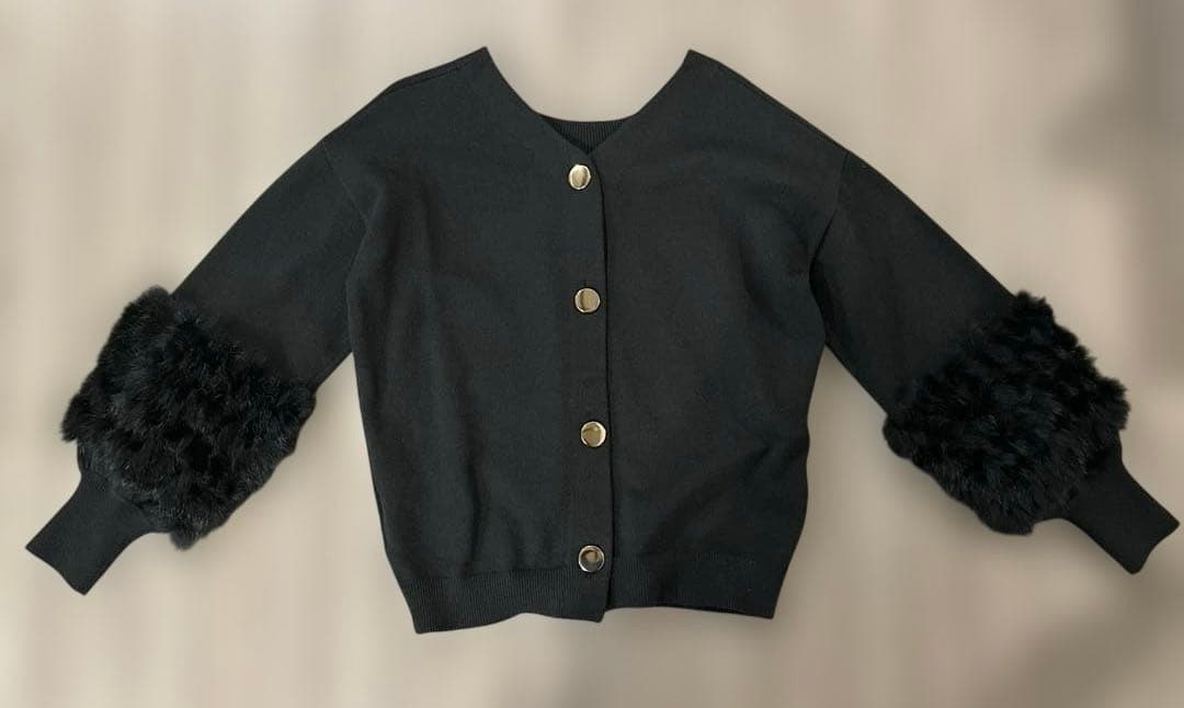 YAMADAYA FENNEL 前後2wayニット リアルラビットファー