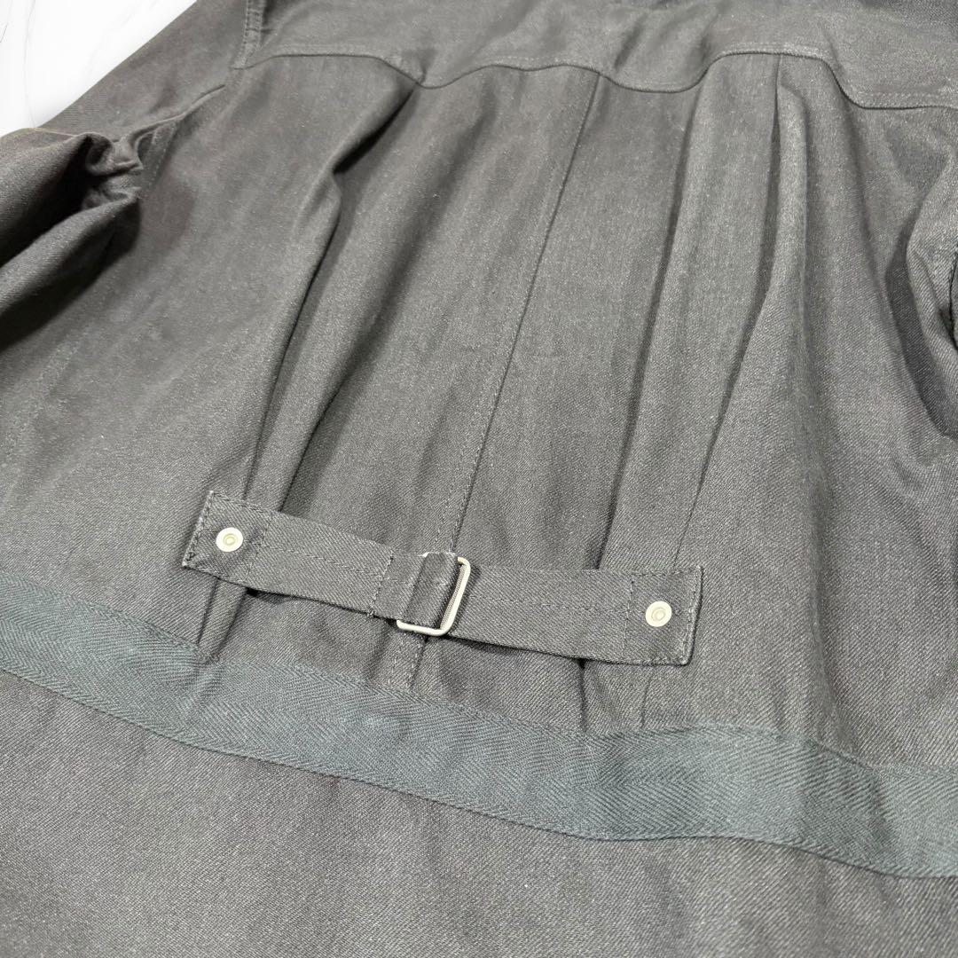 《22SS》\"sacai\" デニムマウンテンパーカー マルチジップ 黒