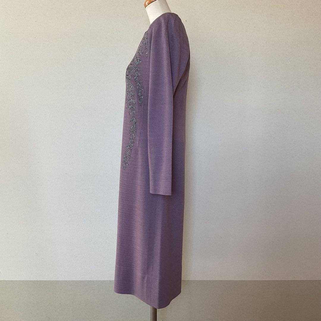 斎藤都世子サイトウトヨコ豪華ロングワンピース（株）みやこ編物【80