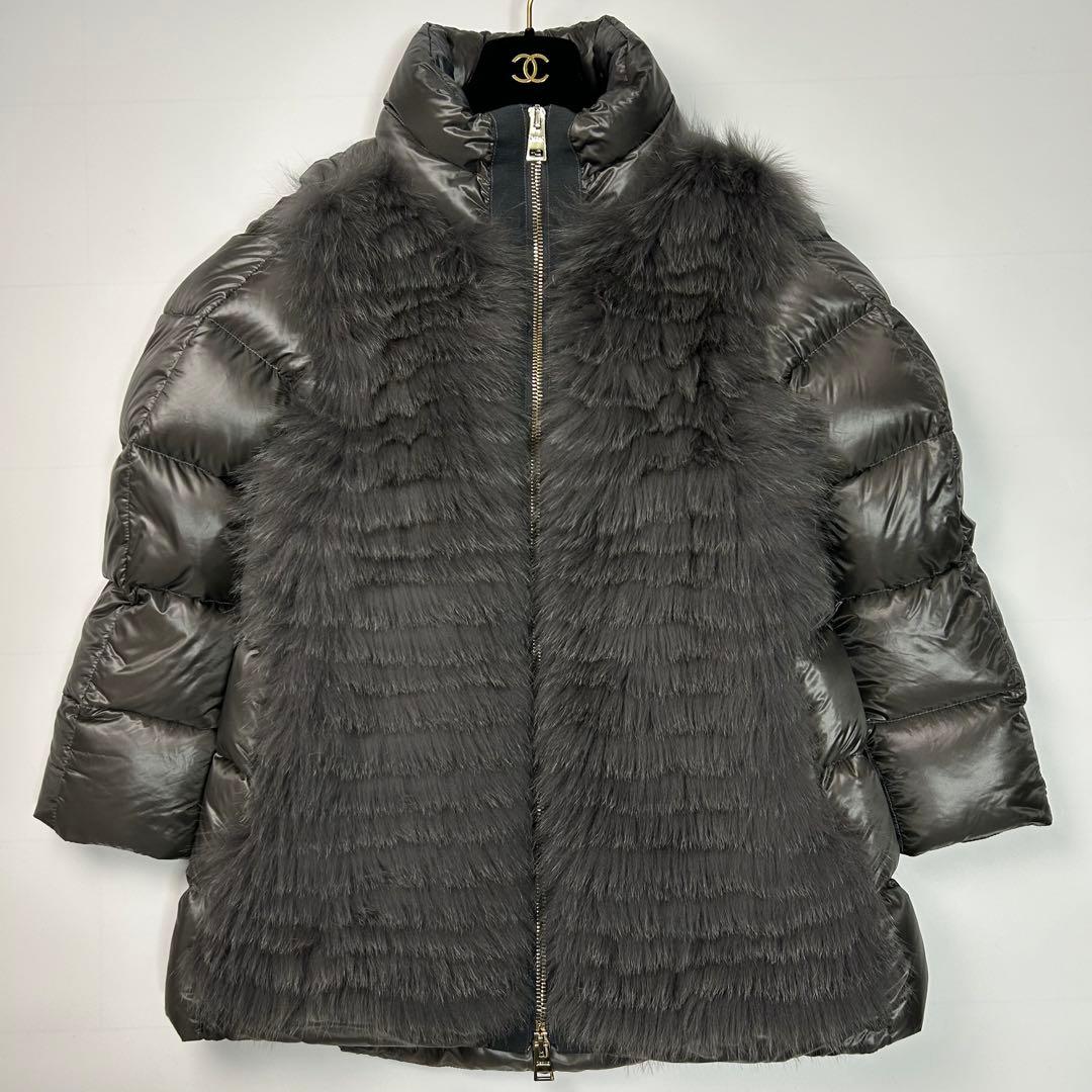 美品✨ HERNO ヘルノ ダウンジャケット 2way フォックス ファー