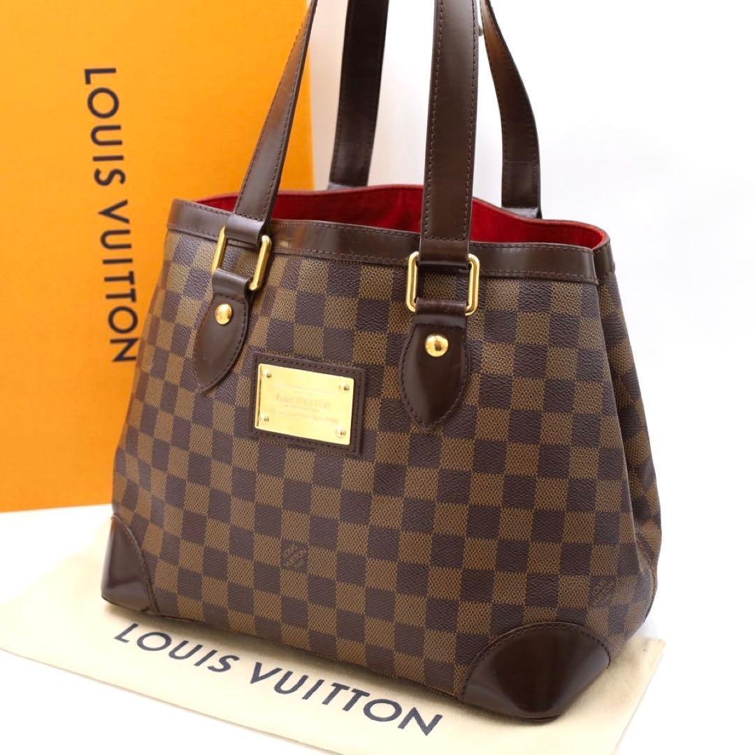 【超美品】　ルイヴィトン　ダミエ　エベヌ　ハムステッドPM　トートバッグ LOUIS VUITTON(ルイヴィトン) / ハムステッドMM_ダミエ・エベヌ/PVC