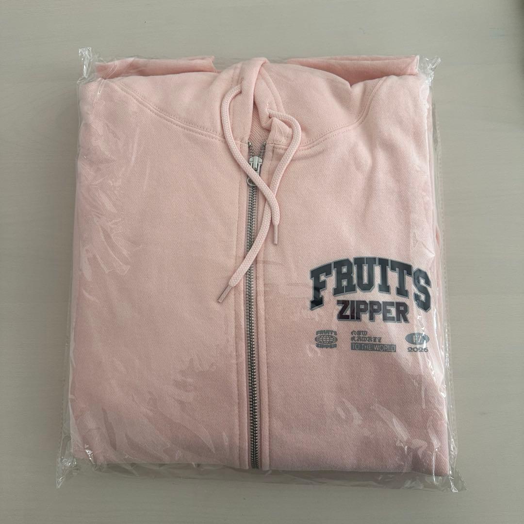 松本かれん 推しアピ hoodie FRUITS ZIPPER パーカー