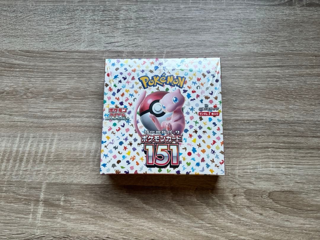 ポケモンカード151ボックス シュリンク付き ポケモンカードゲーム ポケモンカード151 BOX シュリンク付き 新品 未