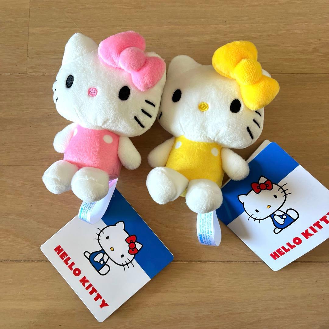 2個セット】新品 キティちゃん キティー マスコット キーホルダー