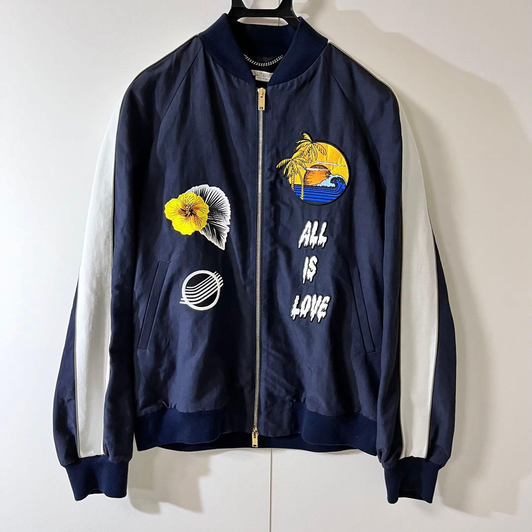 美品 STELLA McCARTNEY スカジャン 42 ネイビー