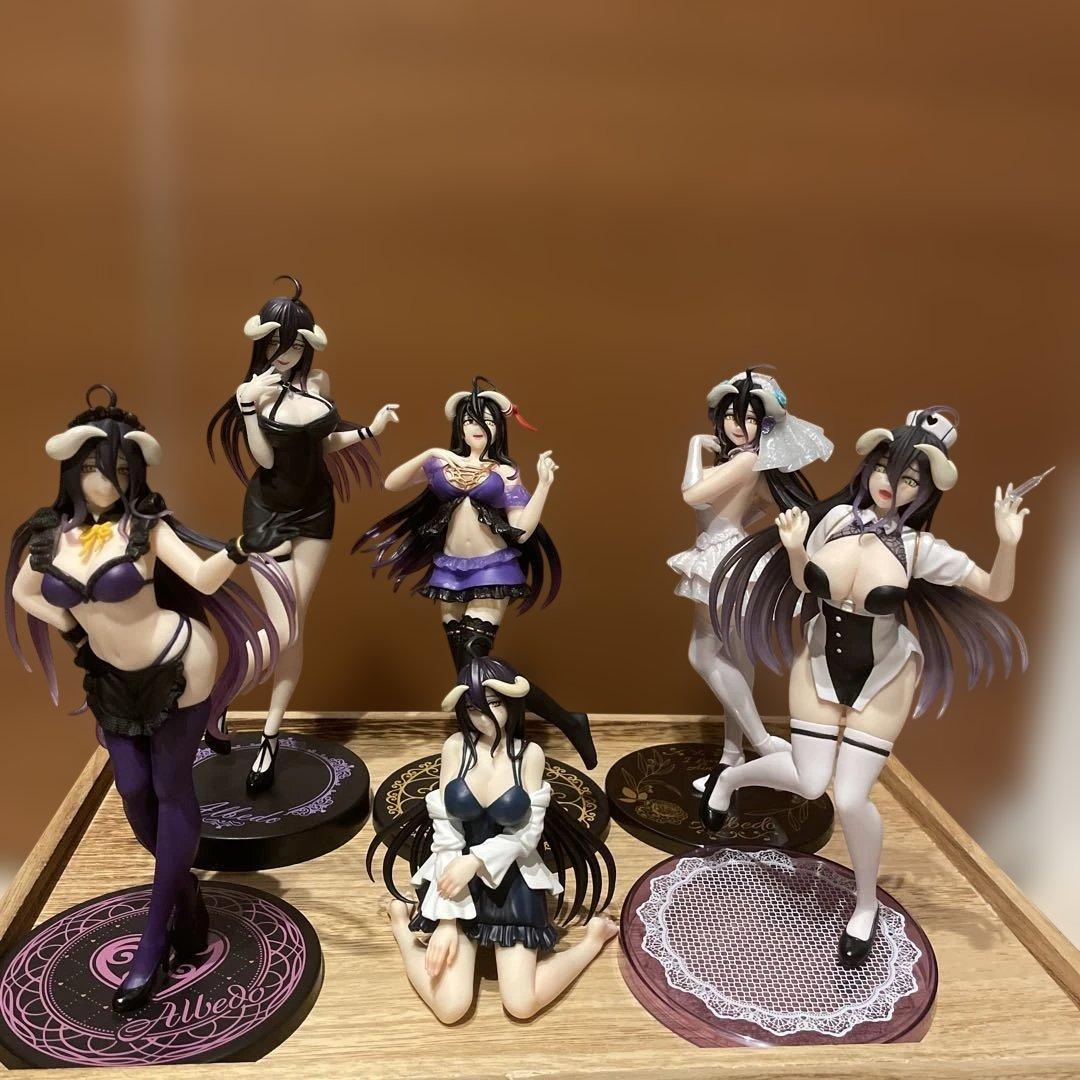 開封品&箱無し】アルベド フィギュア6点セット - メルカリ