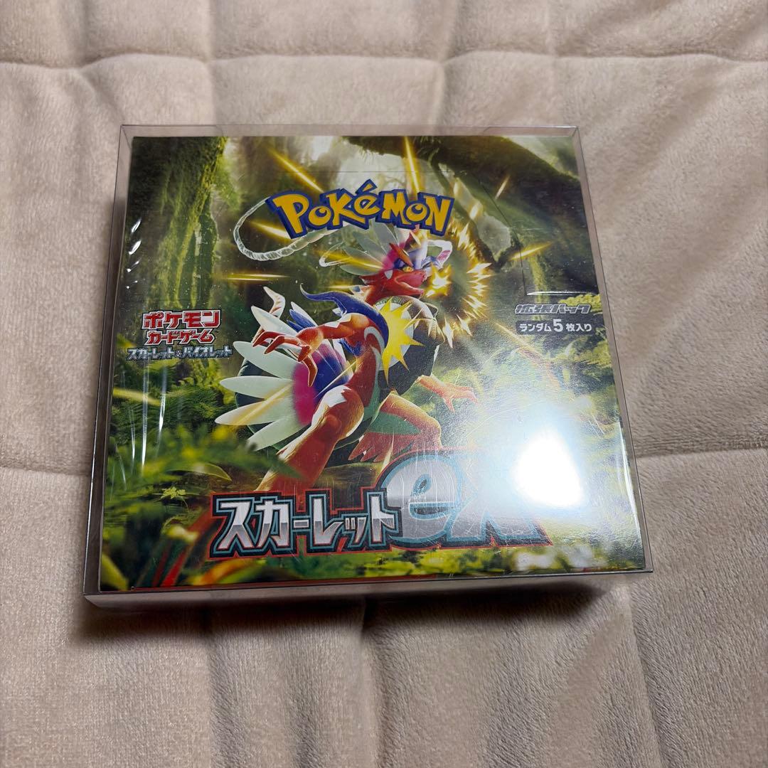 ポケモンカード スカーレットex BOX シュリンク付き - メルカリ