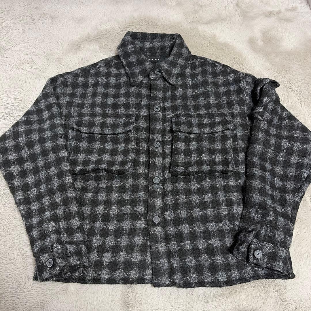 ジャケット・アウター MLVINCE MILITARY CHECK JACKET