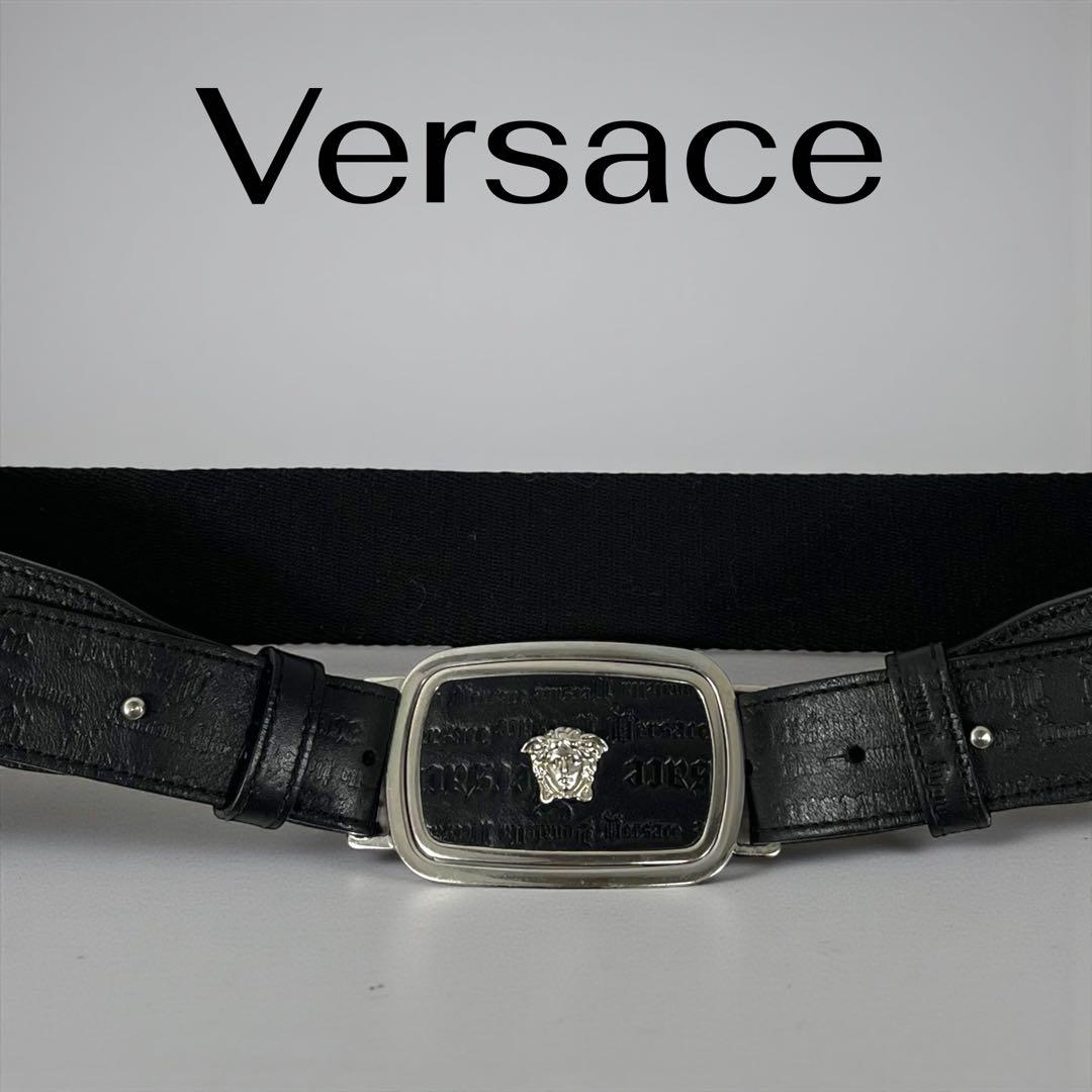 Versace ヴェルサーチ メデューサ レザーベルト - メルカリ