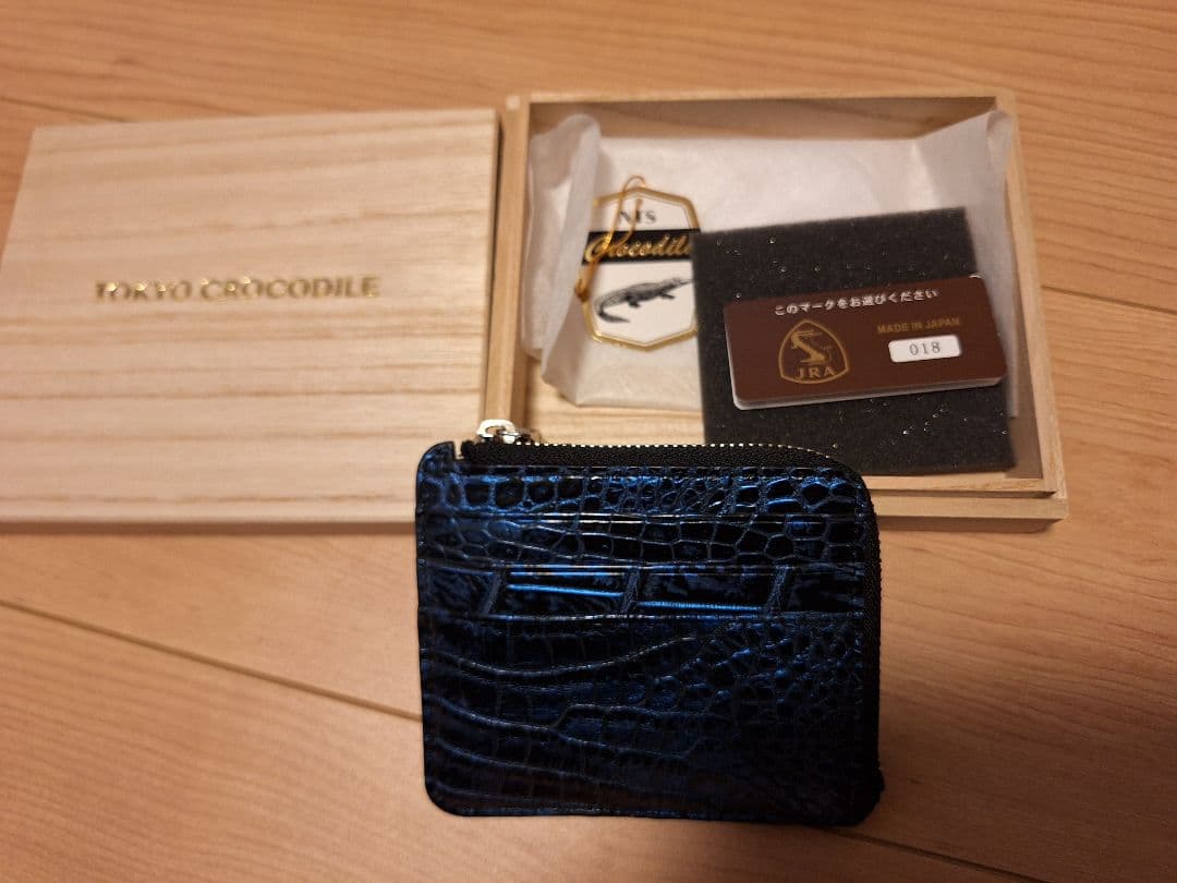 TOKYO CROCODILE 青 クロコダイル ケース
