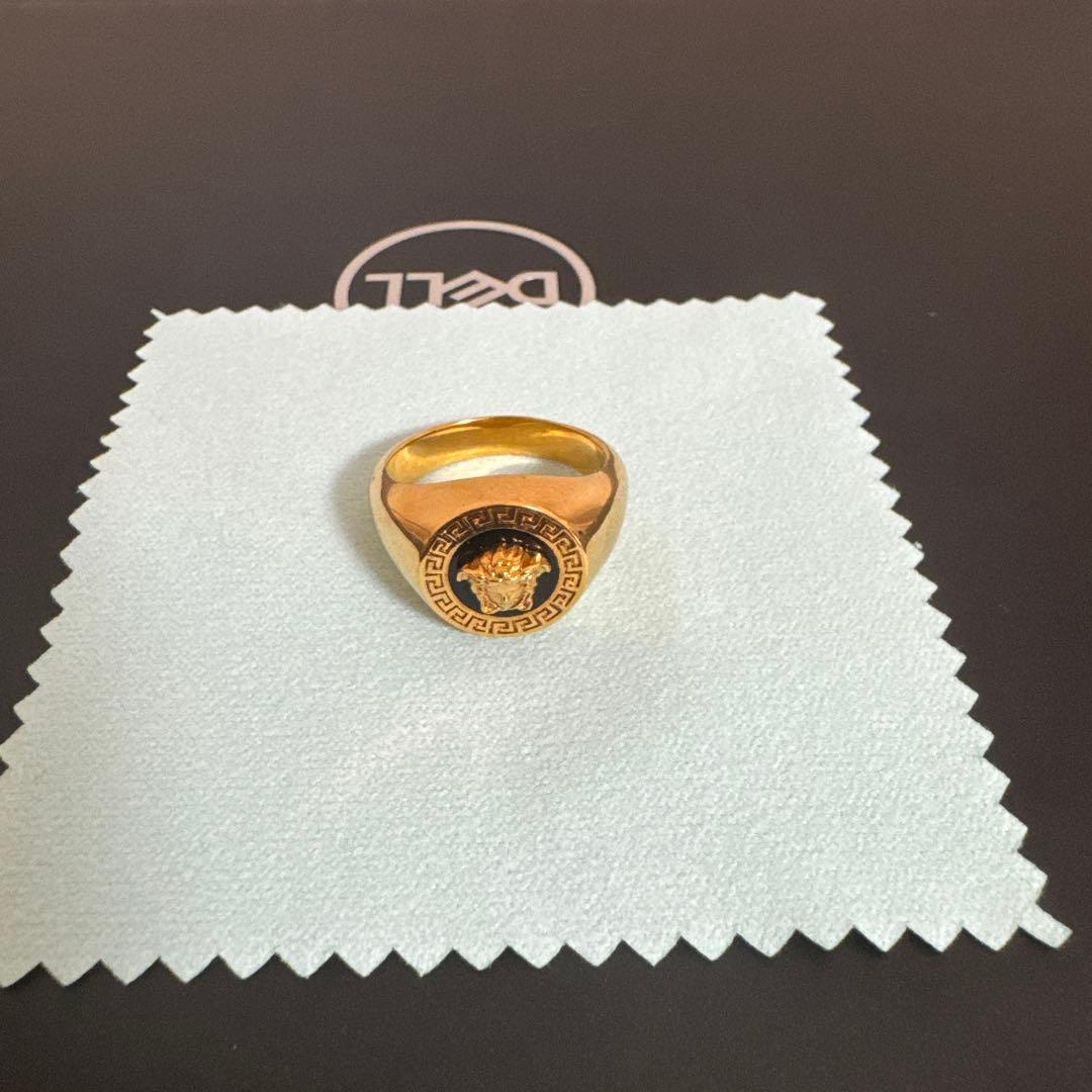 【VERSACE】メデューサ リング★ゴールド　サイズ２１　箱なし