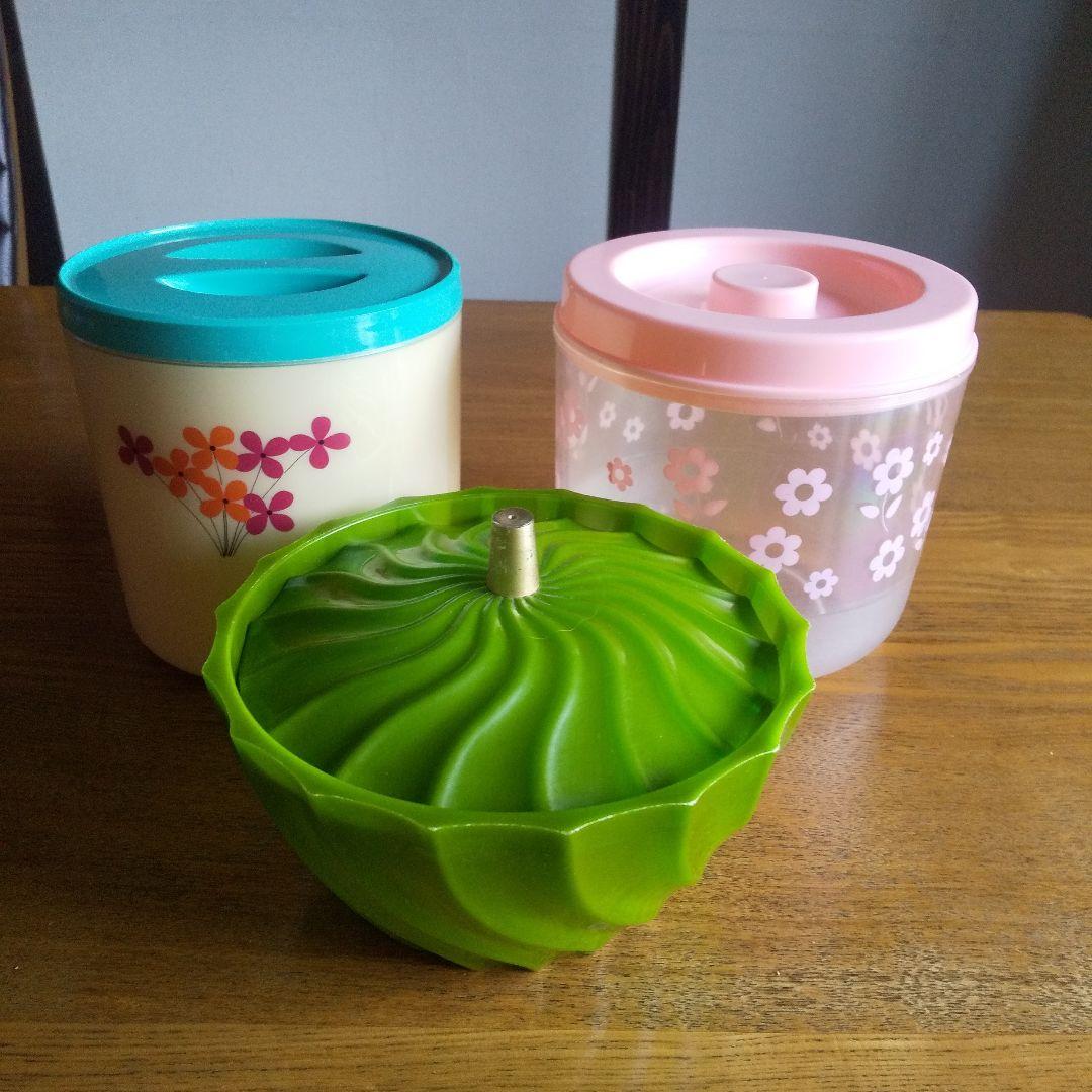昭和レトロ お菓子入れ プラスチック製 - メルカリ