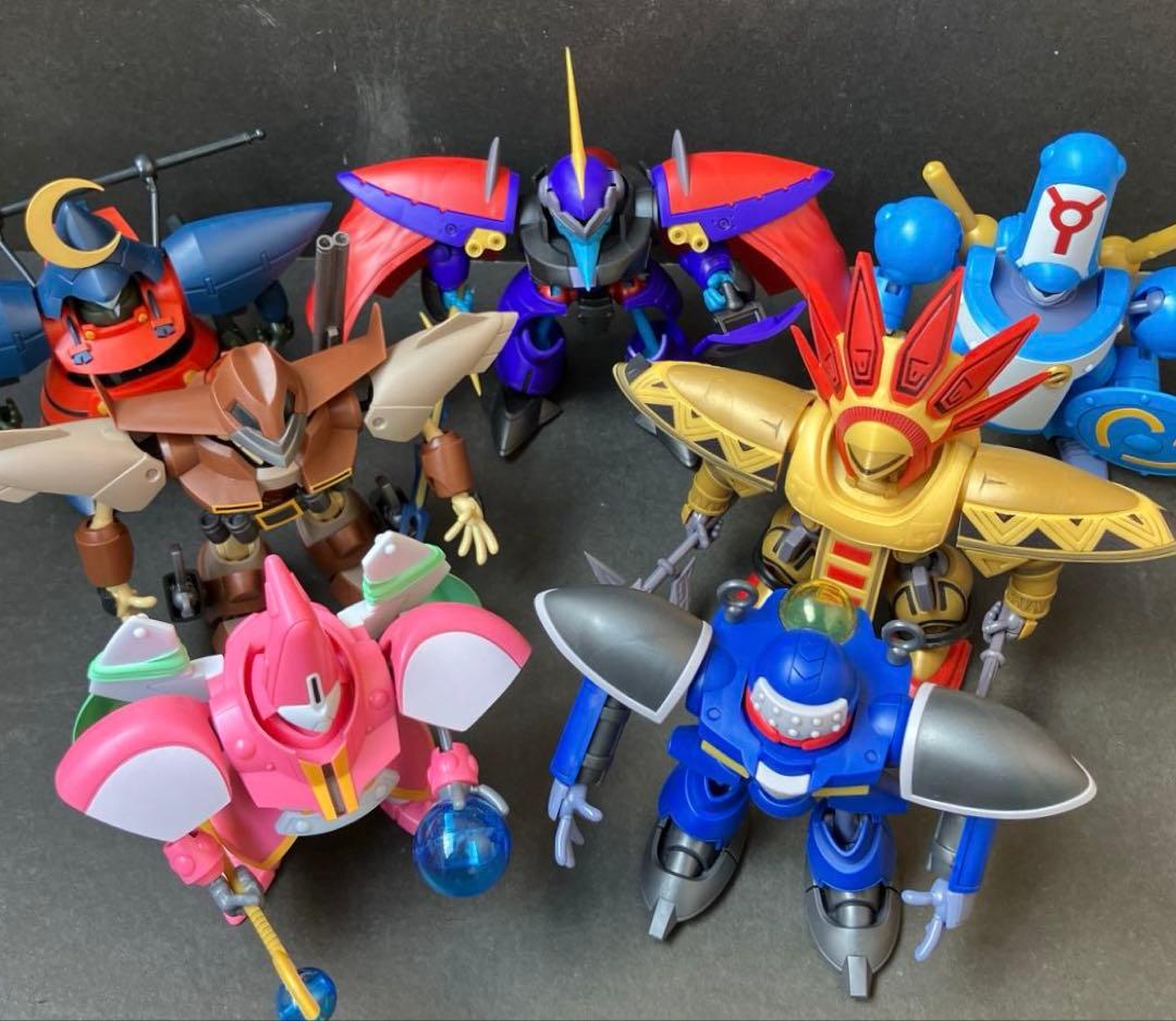 モデロイド　覇王大系リューナイ　プラモデル　完成品　7体セット プラモデル「MODEROID」にリューナイト見参！『覇王大系リューナイト