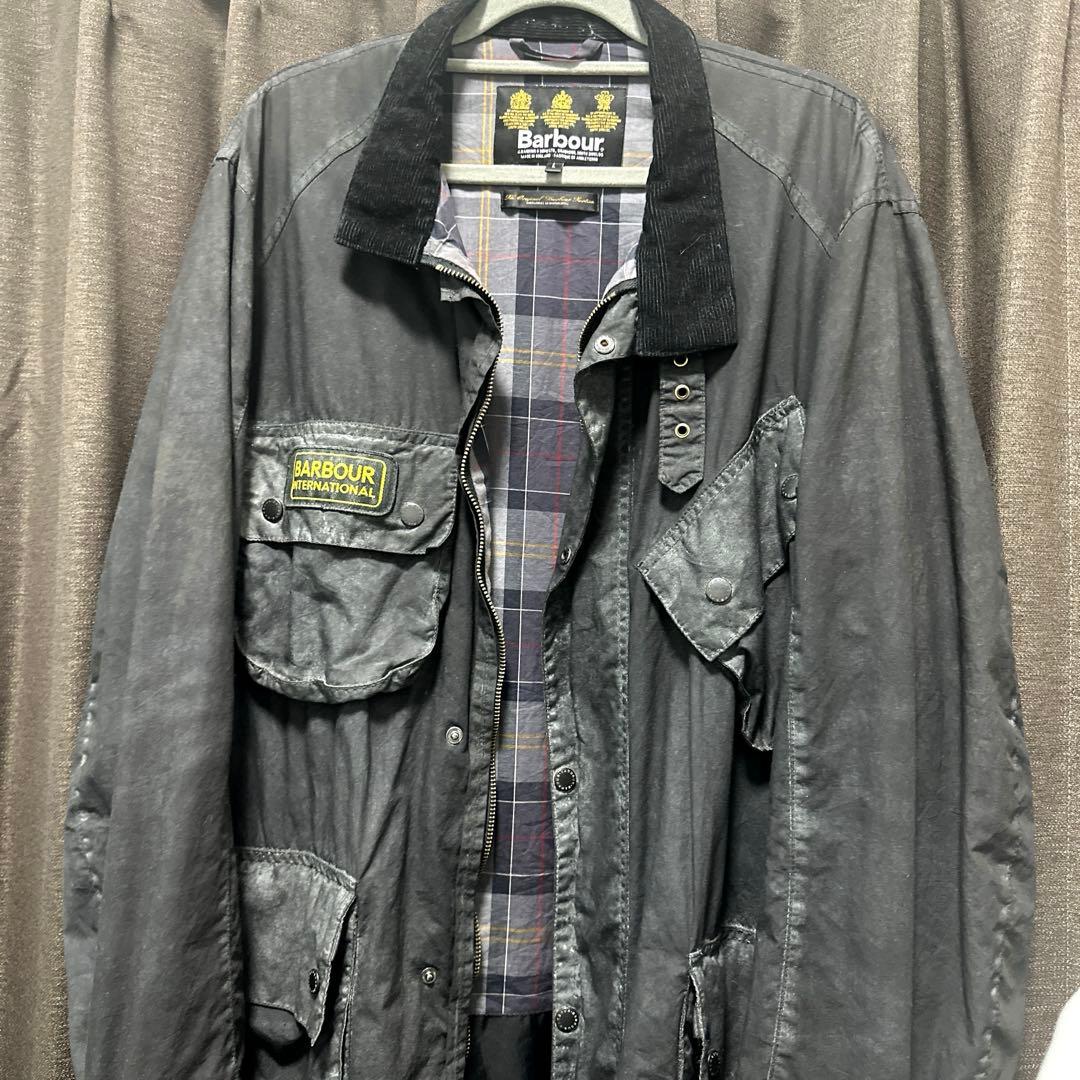 ナ*オ様 Barbour international ジャケット，英国製