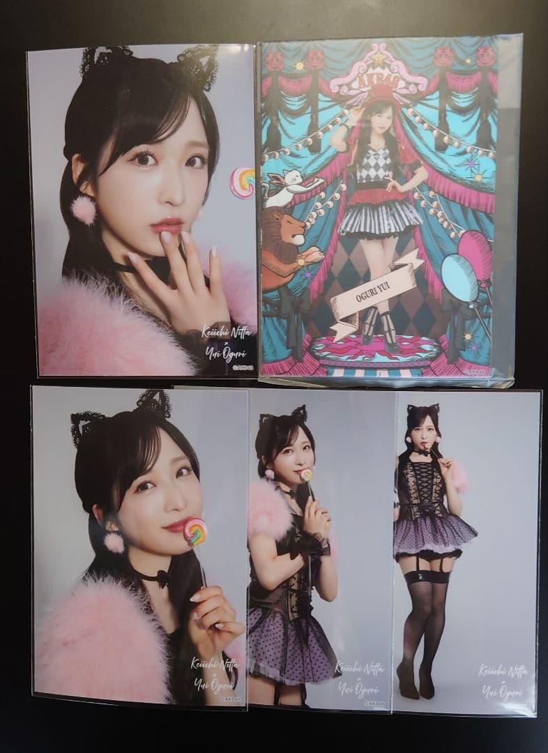 小栗有以 AKB48 ランダム生写真4種 個別生写真6種 大丸東京 大衣装展