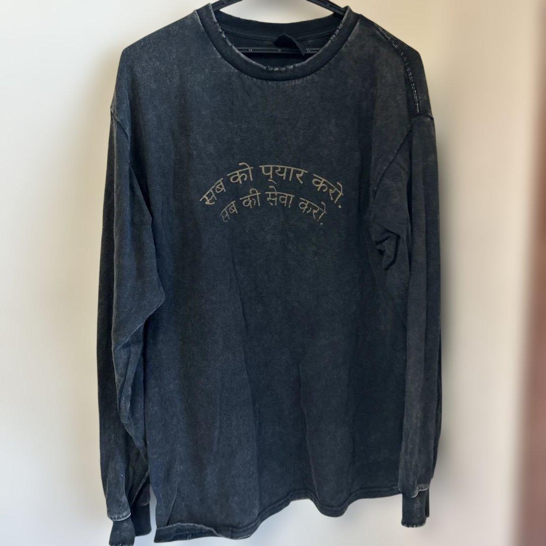 藤井風　HERON RECORDS 長袖Tシャツ Mサイズ ダークグレー