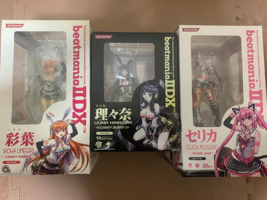 beatmania IIDX フィギュア3体セット【彩葉・理々奈・セリカ】
