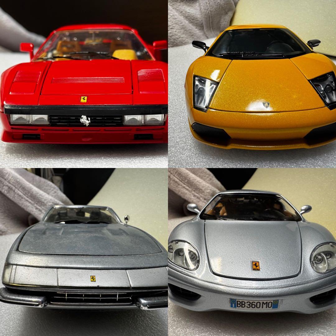 ア*ラ様 1/18 Ferrari & Lamborghini ミニカー4台セッ 1/18 フェラーリ ミニカー フェラーリ 499P 2023年ルマン24時間 優勝