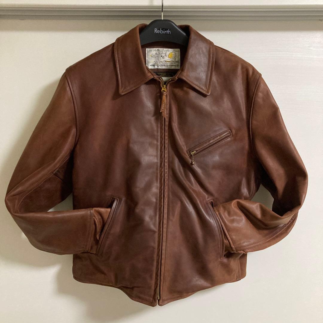 最終 Aero Leather Halfbelt 1930s エアロレザー 40