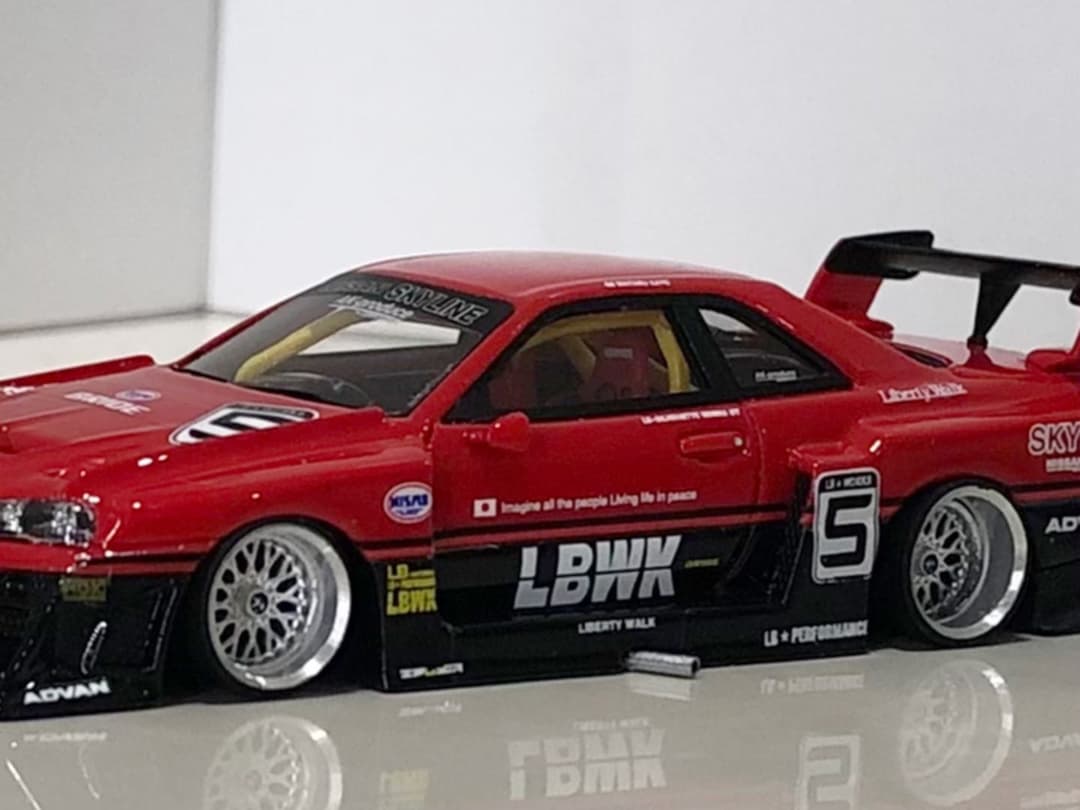 1/64 CM-MODEL LBWK スカイライン(R34) 深リムカスタム