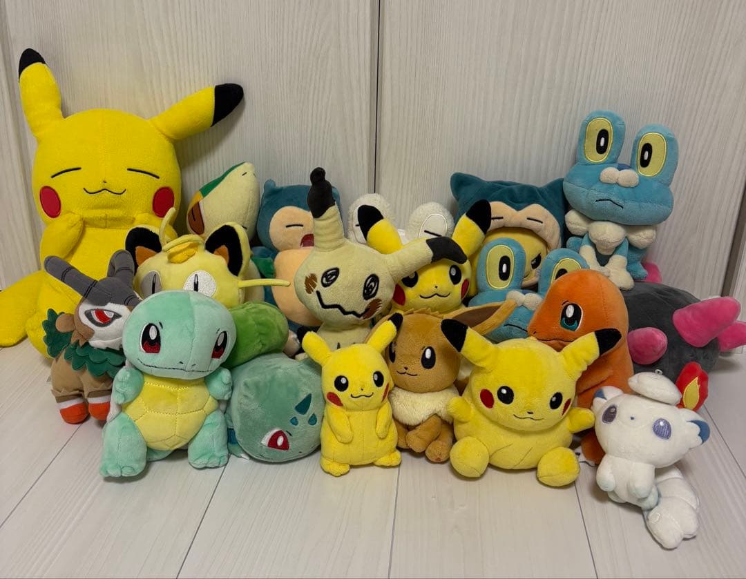ポケモンぬいぐるみ　まとめ売り19体セット
