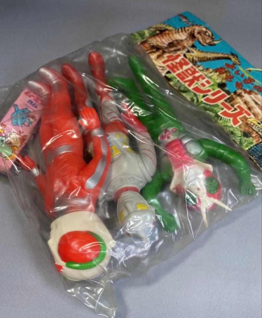 昭和 未開封 無版権パチソフビ 仮面ライダーV3 ジャンボーグa