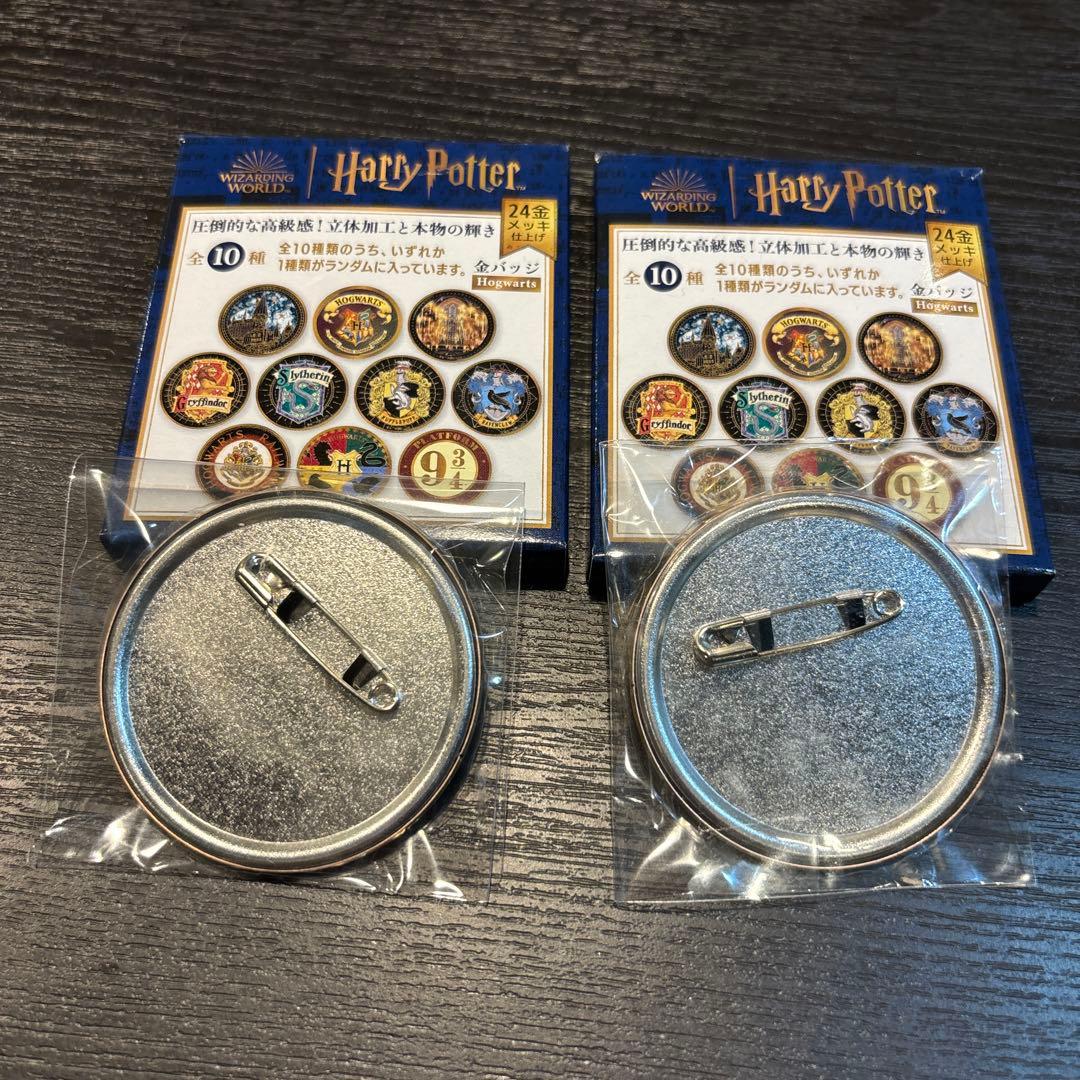 ハリーポッター 24金メッキ 缶バッジ - メルカリ