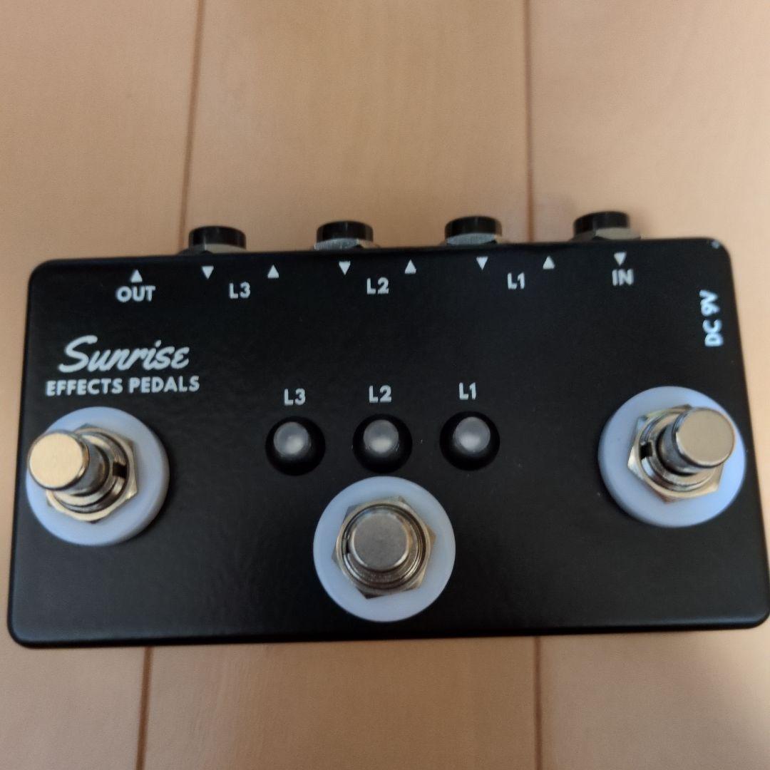 Sunrise Effects Pedals Polarisスイッチャー POLARIS NOVA【3ch プログラマブルスイッチャー】(マットブラック