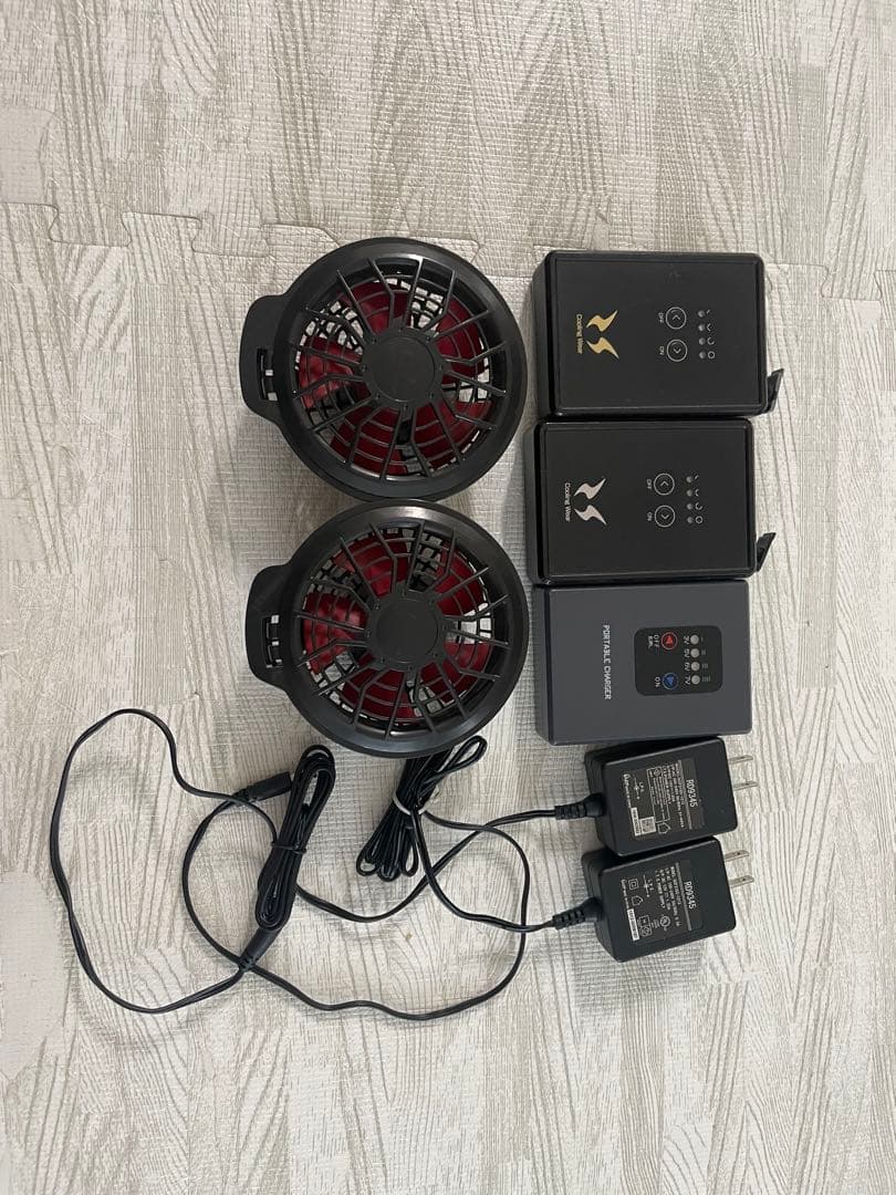 サンエス　空調服ファンバッテリーセット　バートル風神服　最終値下げです