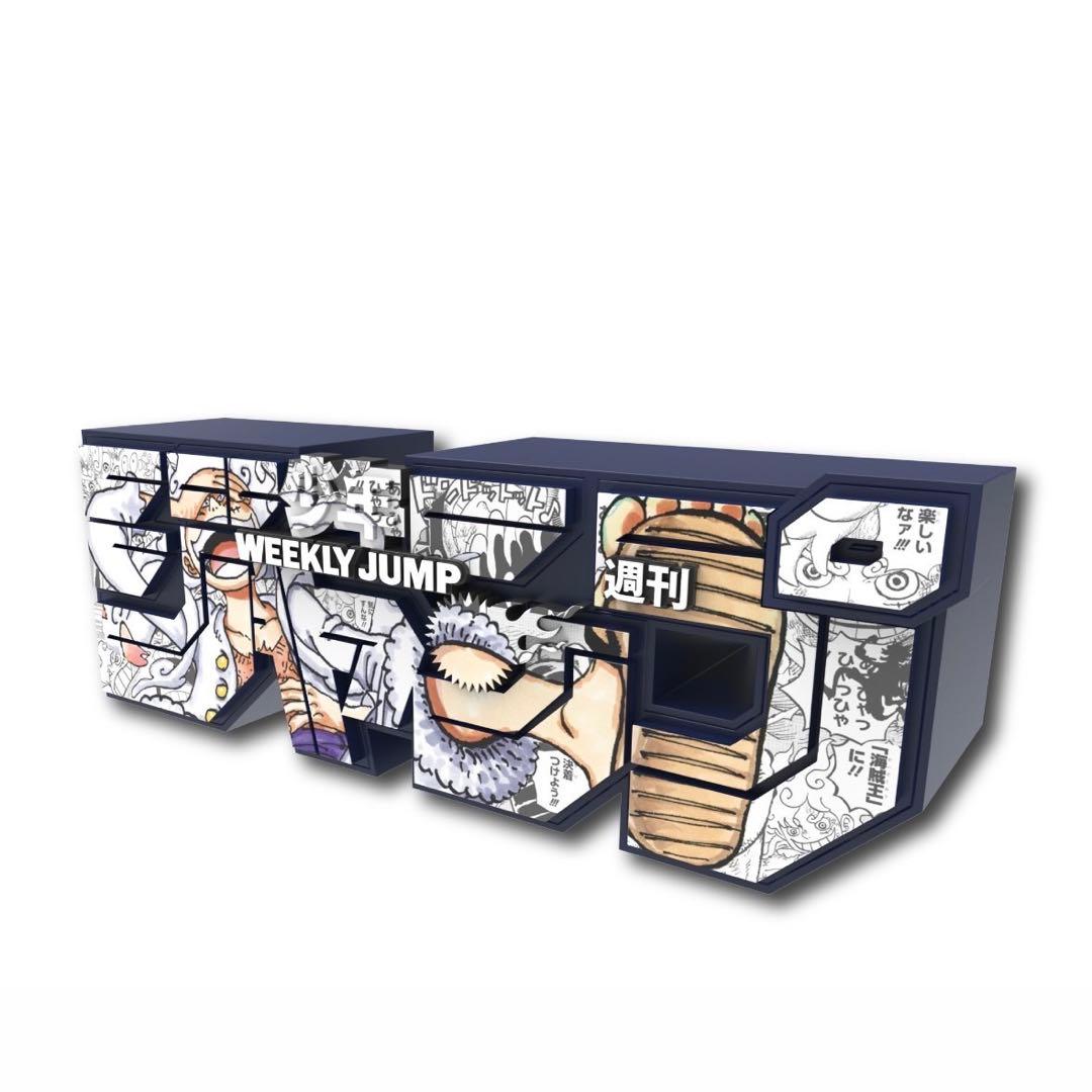 週刊少年ジャンプロゴフィギュアONEPIECE GEAR5 edition ニカ - メルカリ