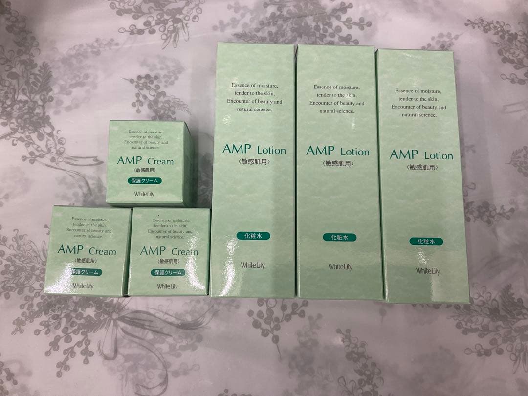 AMPローション3本＆AMPクリーム3個