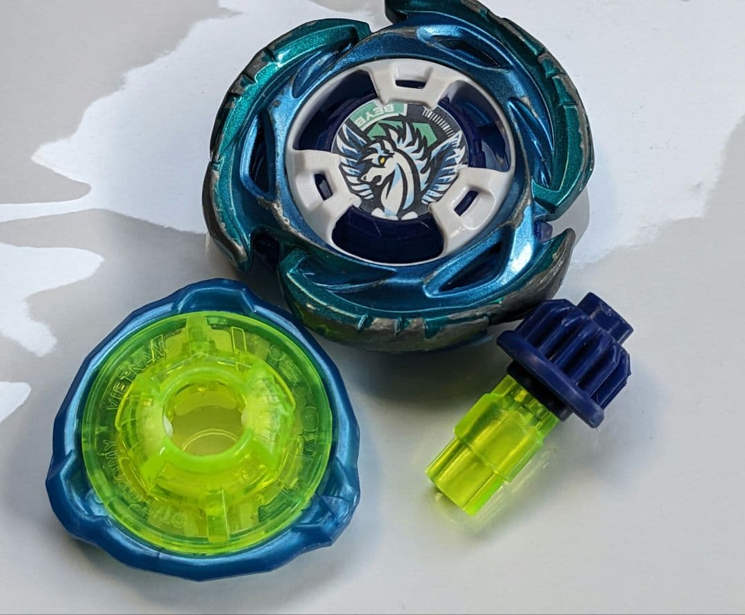 【中古】エアロペガサス3-70A メタルコート:ブルー×グリーン