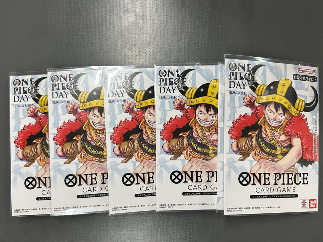ワンピース プレミアムカードコレクション ONEPIECE DAY25 5パック