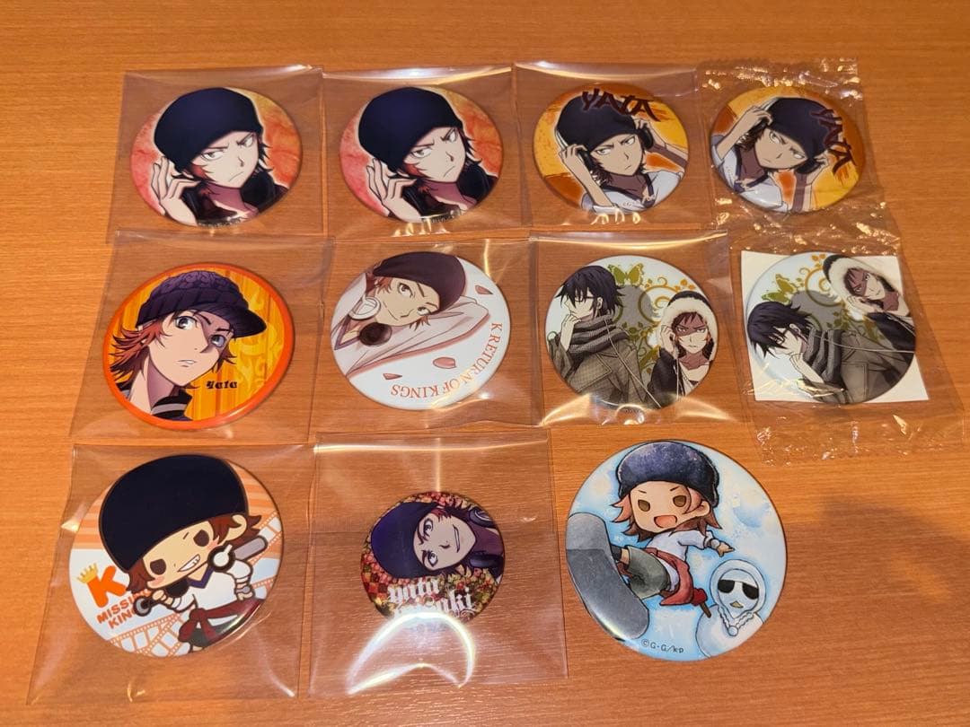 K RETURN OF KINGS 伏見猿比古 八田美咲 缶バッジセット - メルカリ