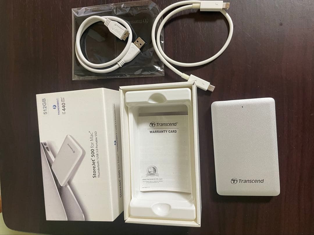 外付けハードディスク・ドライブ Transcend StoreJet 500 for Mac 512GB