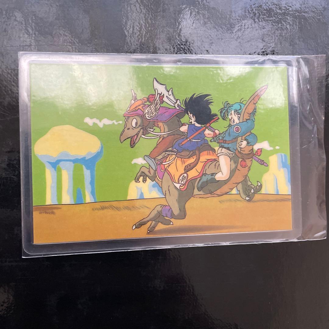 ドラゴンボール カードダス 初期 ラミネートカード 悟空 ブルマ