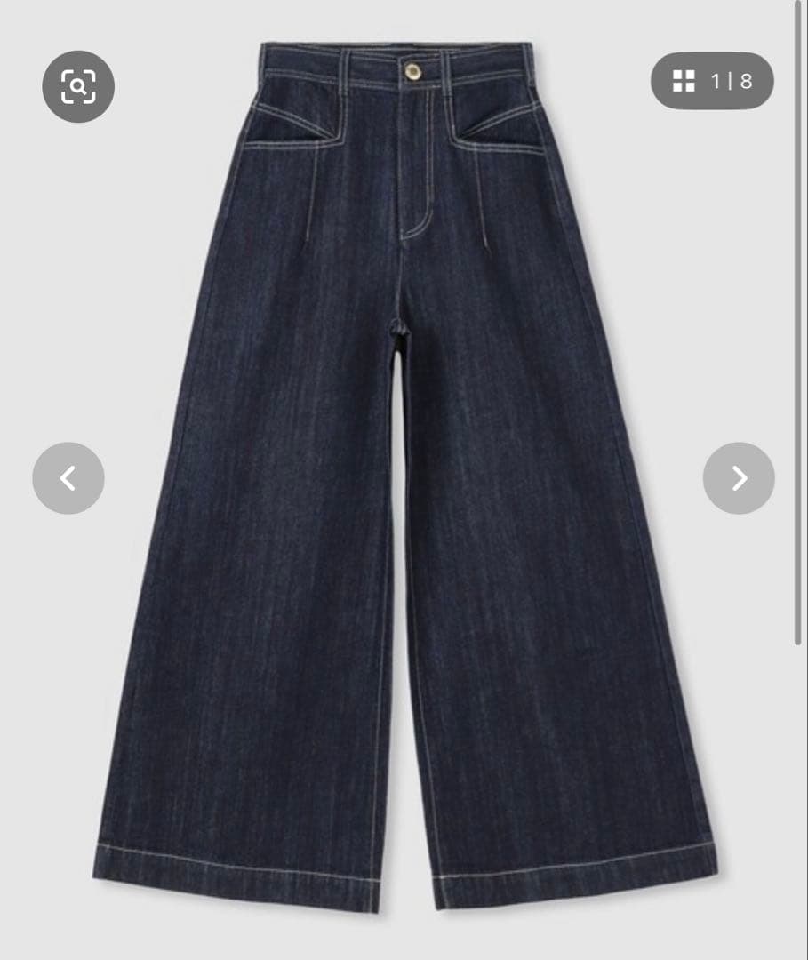 LOULOU WILLOUGHBY デニムバギーパンツ