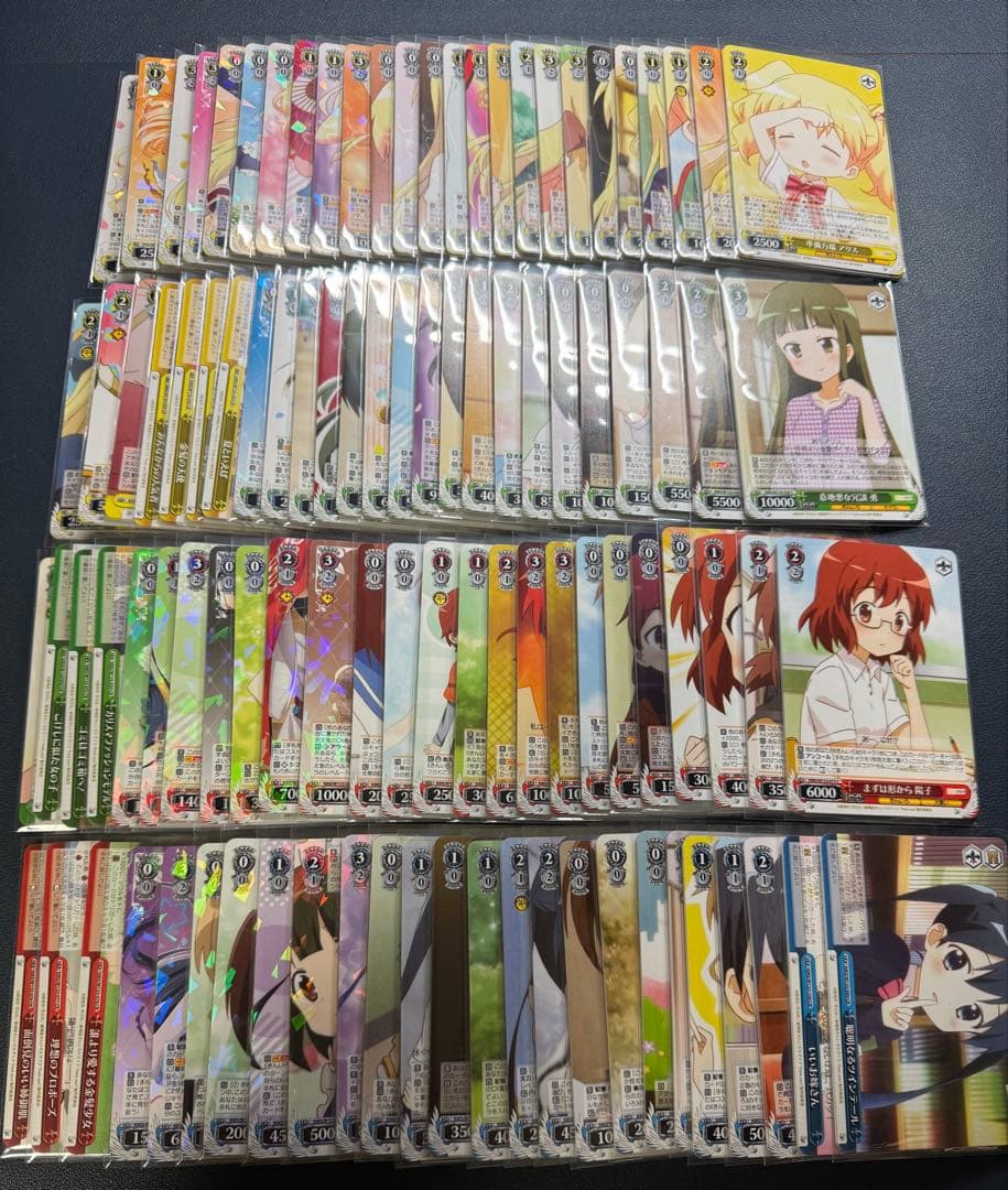 きんいろモザイク　RR以下4コン　先攻後攻マーカー付　ab混在