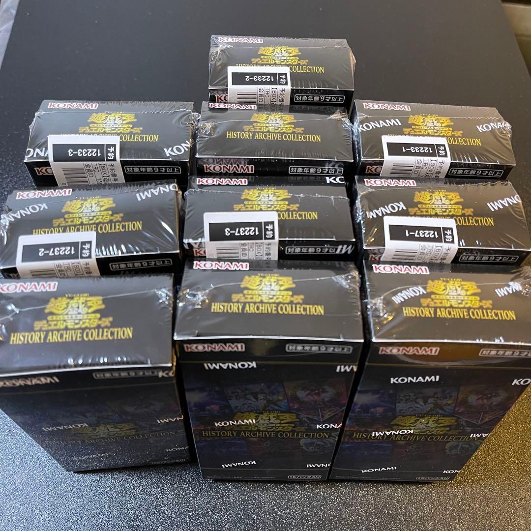 新品未開封　遊戯王　 シュリンク付き　10BOX ヒスコレ