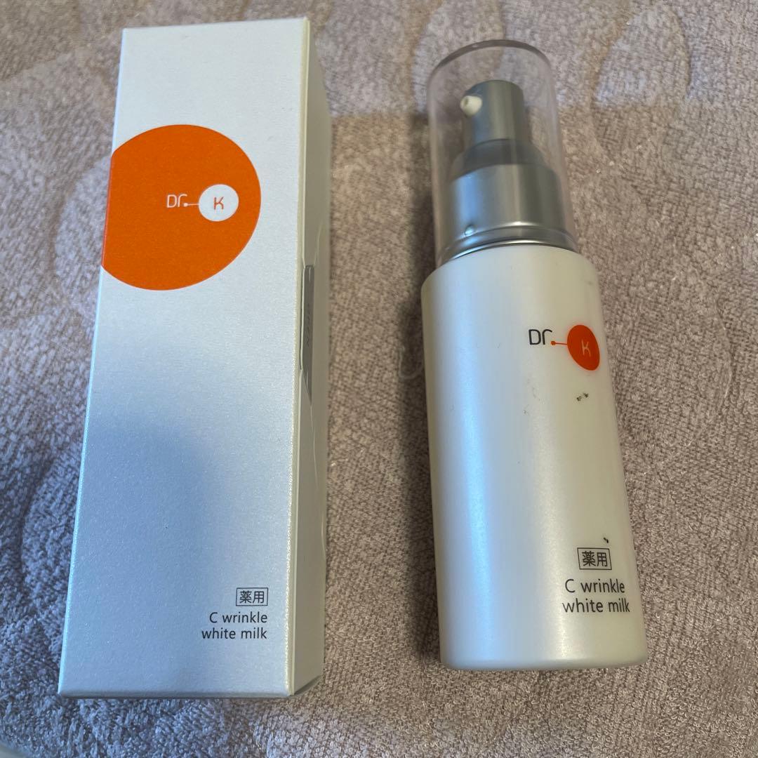 新品未使用、残量8割　Dr.Kドクターケイ　薬用 Cリンクルホワイトミルク　2個
