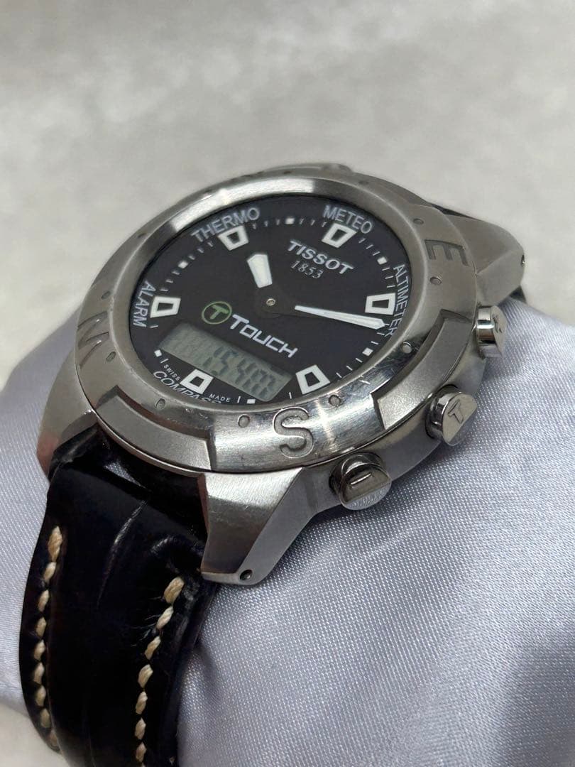 TISSOT ティソ 1853 Tタッチ Z251/351 デジアナ 黒文字盤 - メルカリ