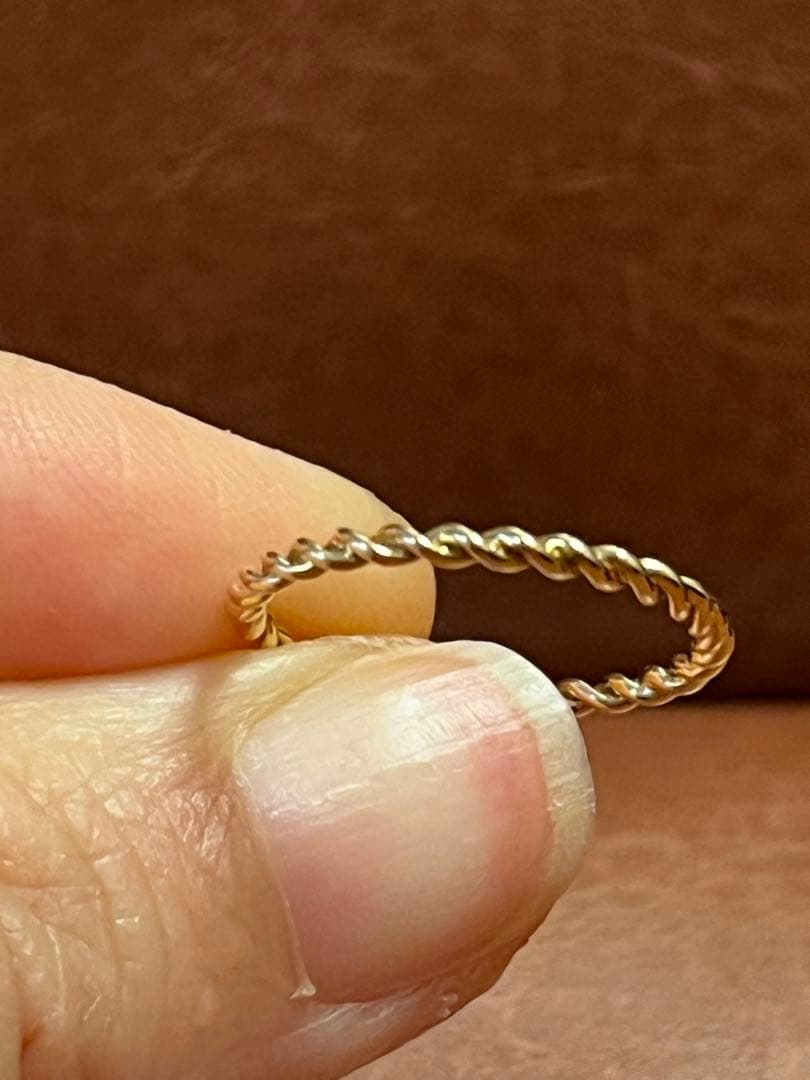 Orefice オレフィーチェ リング　9号　K18