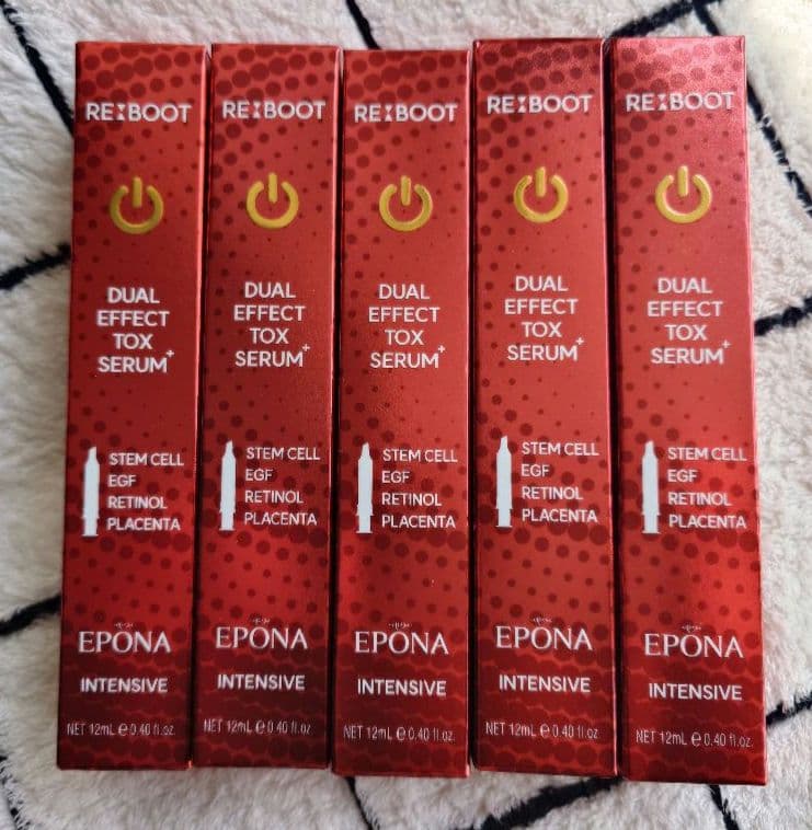 値下げ!!塗るボトックス　EPONA デュアルエフェクトトックスセラム×5本